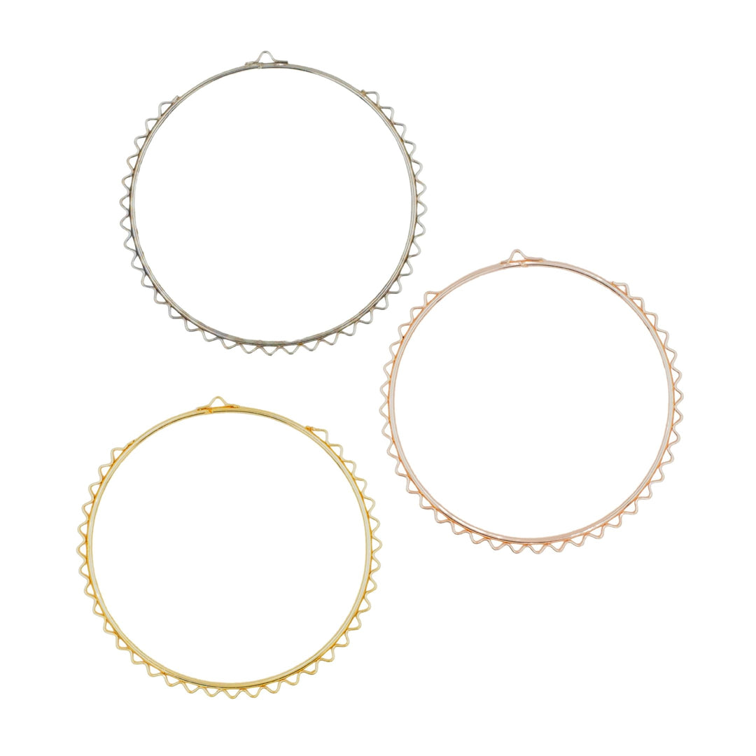 Earring Base 34 Naka Bali | Size : 70mm | 10pcs | EF54