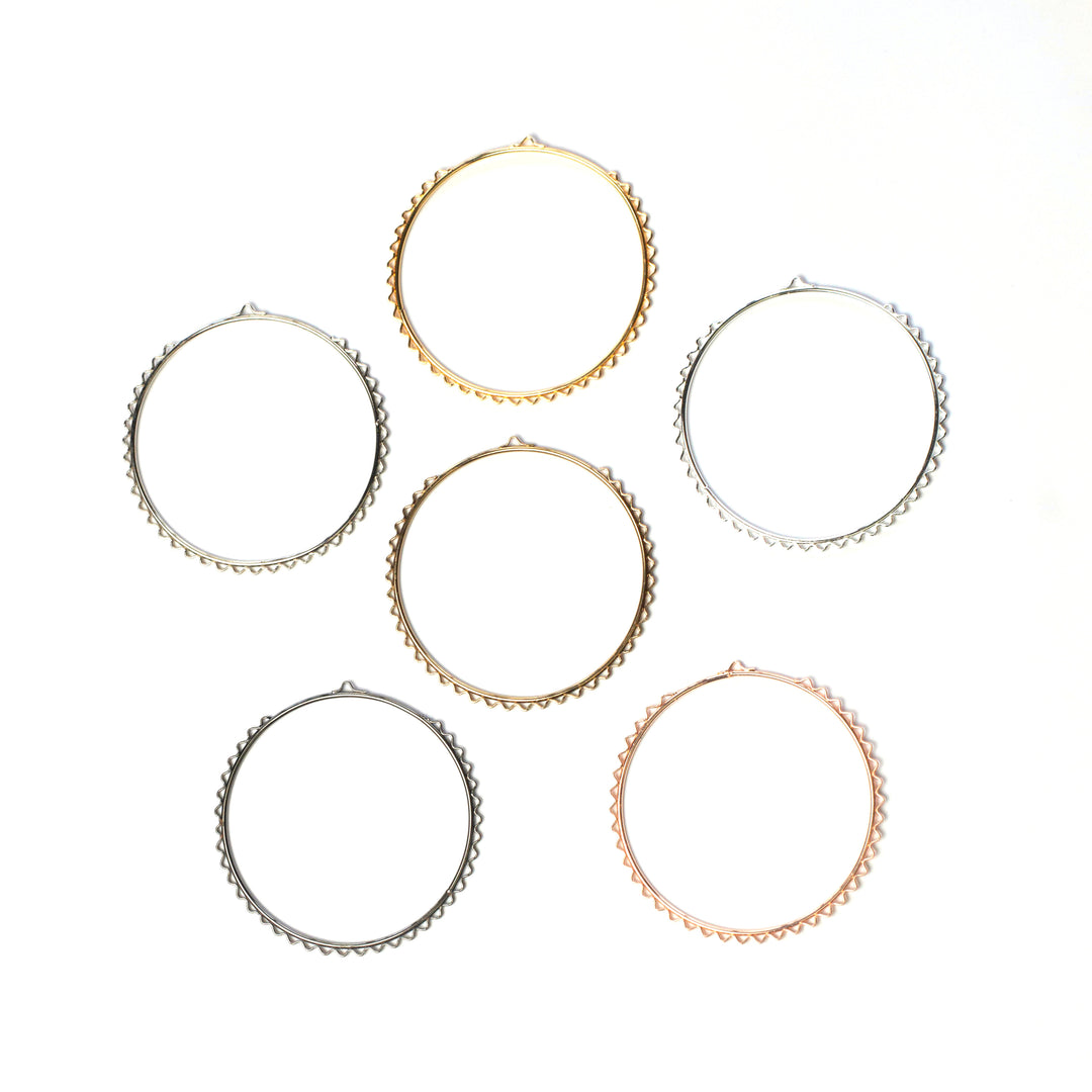 Earring Base 37 Naka Bali | Size : 70mm | 10pcs | EF52