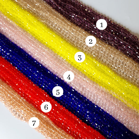 Drop GB Beads | Size : 5*7 | Qty : 5 Line-approx 66 Beads perline | GB53