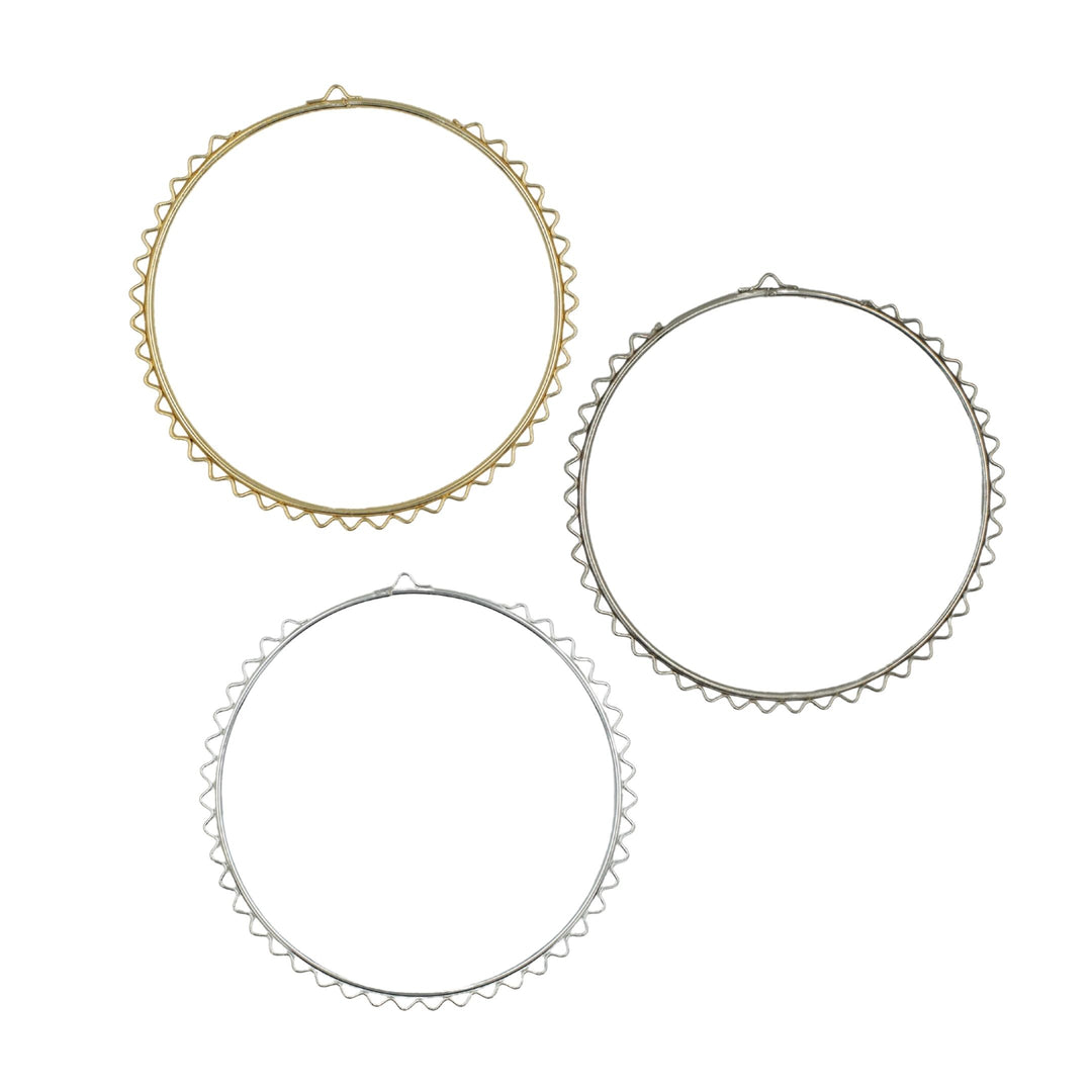 Earring Base 38 Naka Bali | Size : 75mm | 10pcs | EF51