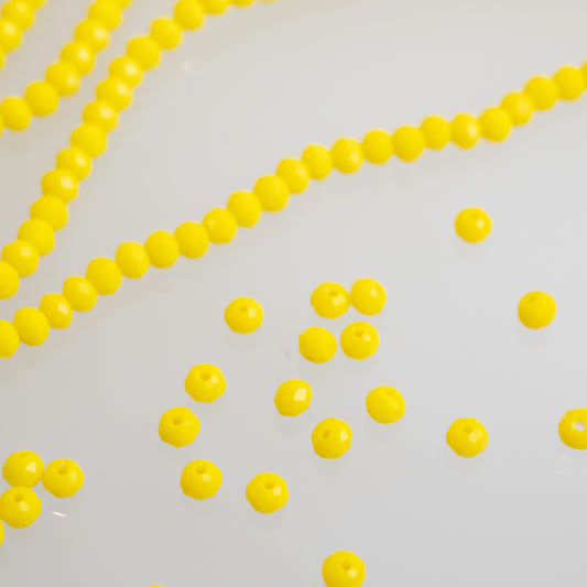 Tire Opaque Beads | Size : 3mm | Qty : 10 Line-approx 110 Beads perline | GB45