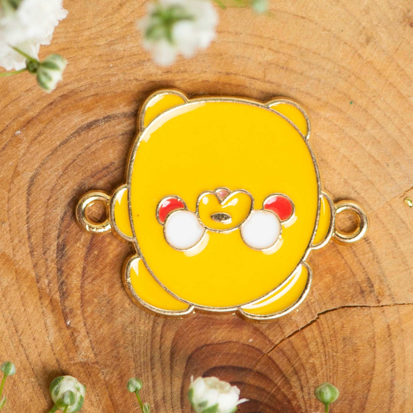 Adventure Enamel Charms | Size : 26mm Ring : 4mm | 6pcs