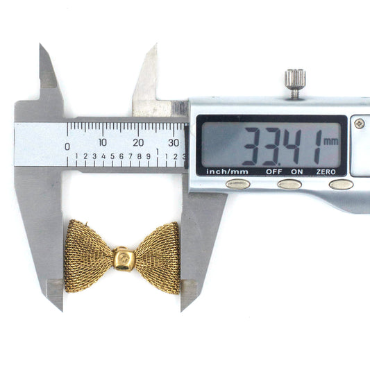 Metal Art Bow | Size : 35mm | Qty : 10pcs | F-7-26 | MA486