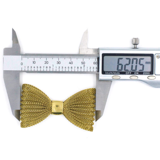 Metal Art Bow | Size : 62mm | Qty : 5pcs | F-7-29 | MA483