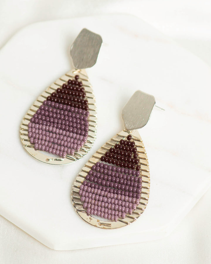 Hexagon Shape Metal Base Earring Stud | Size : 16mm | 6pcs (3 Pair) | EF57