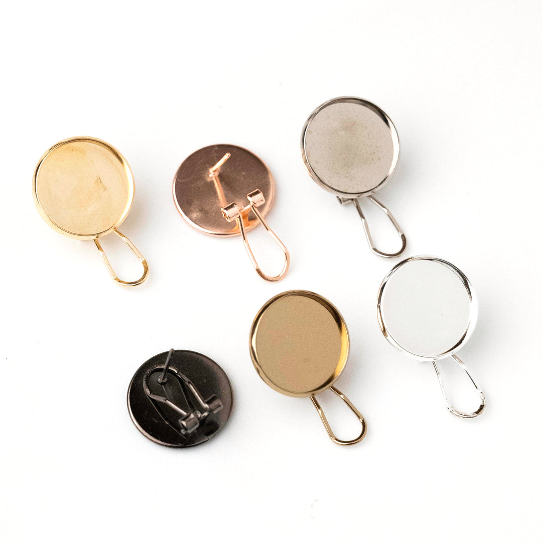 Ear Clip | Earing Finding  | Size : 18mm | 10pcs | EF45