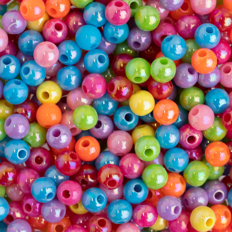 Rainbow Colorful Plastic Beads