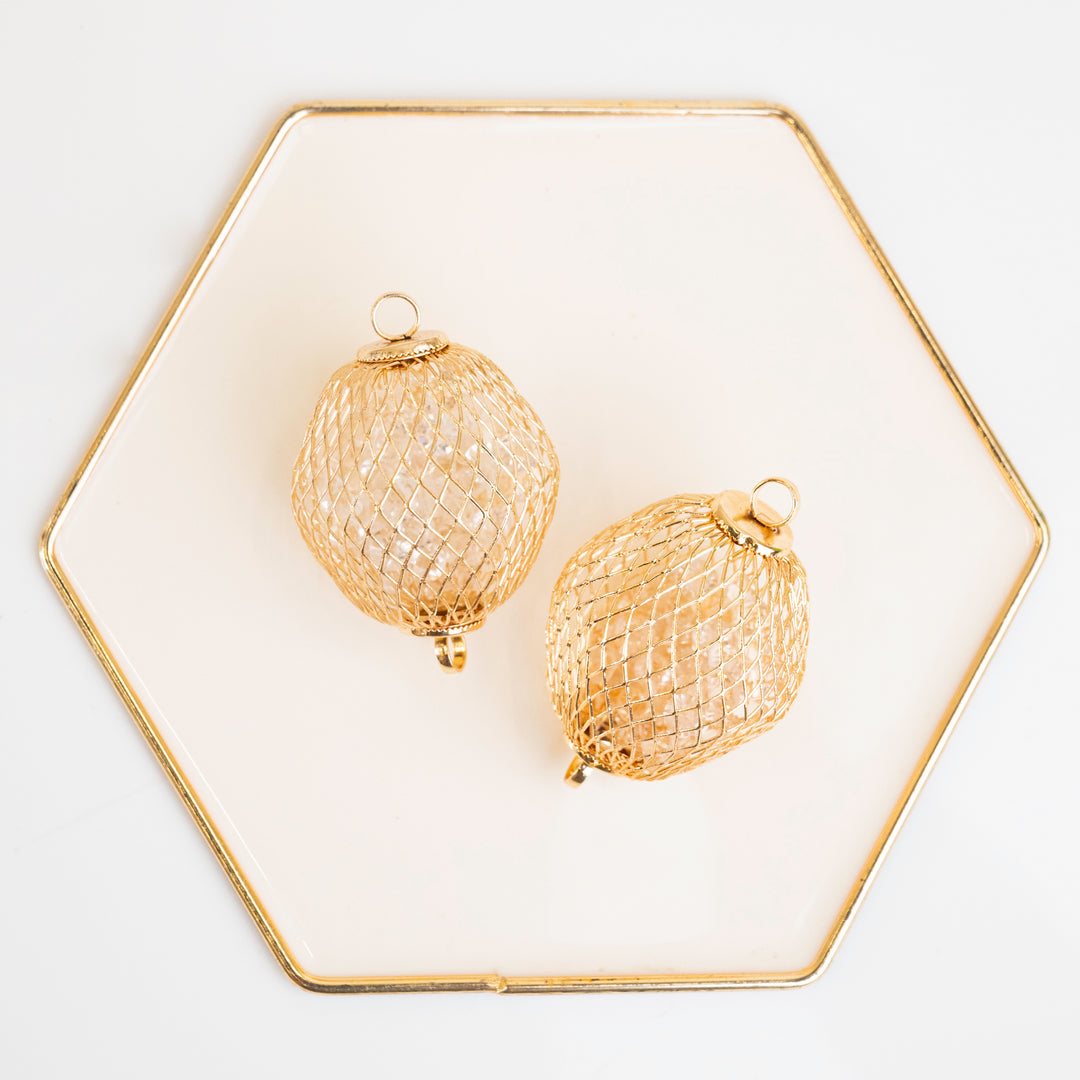 Diamond Metal Art | Size : 55mm | 04pcs | MA429