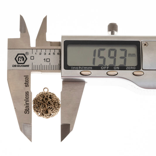 Wire Jewellery Design ( Round Embossed ) | Size : 16mm | 20pcs