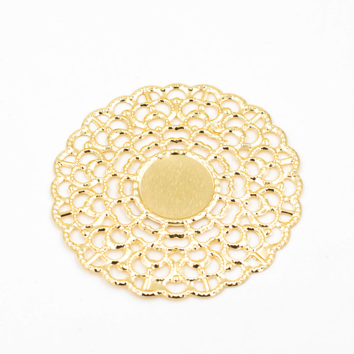 Designer Metal Art Base | Size: 73mm | 100g| 17pcs| F-29-4 | MA457