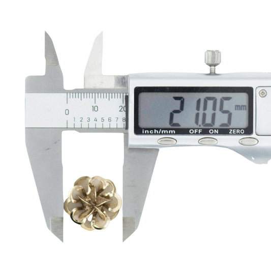 Metal Art Flower | Size : 21mm | 50 pcs ( F-8-13 ) | MA494