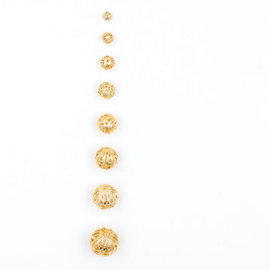 Designer Metal Balls | Indian Plating | Qty : 250g