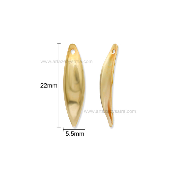 1 Hole Metal Art | Size : 22mm | Qty : 100pcs | MA516