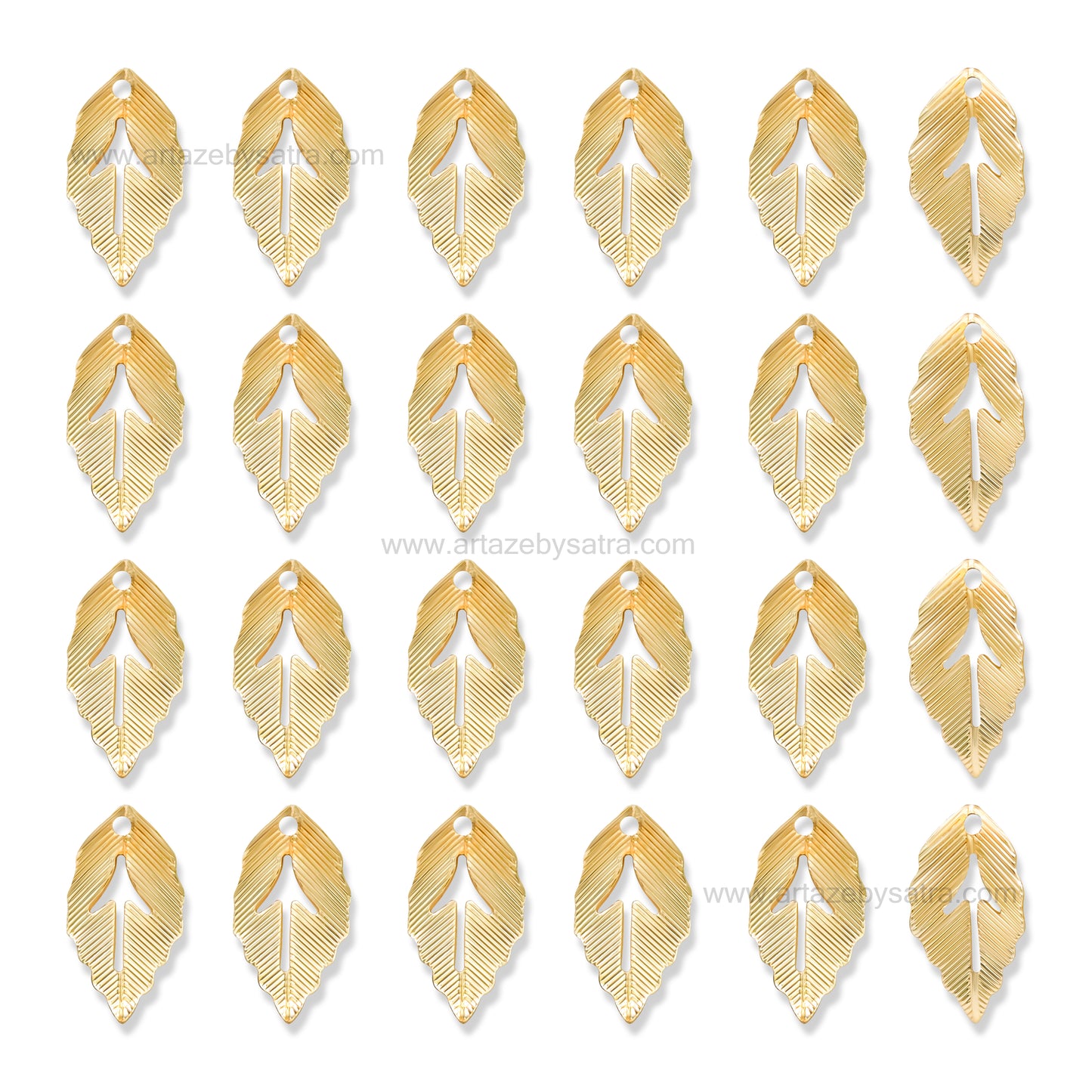 1 Hole Metal Art | Size : 17mm | Qty : 100pcs |  MA296