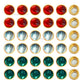 Meenakari Kundan Beads | Size : 11mm | Qty : 12pcs | MKB29