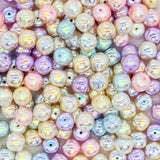 Exclusive Glossy Square Uncut Beads | Size : 9mm | Qty : 6pcs | UC28