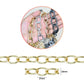 Aluminium Chain | Size : W-19mm H-27mm | Qty : 1mtr | JT-19-35-32