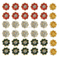 Meenakari Kundan Beads | Size : 10mm | Qty : 12pcs | MKB31