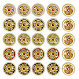 Meenakari Kundan Beads | Size : 17mm | Qty : 12pcs | C-285