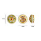 Meenakari Kundan Beads | Size : 17mm | Qty : 12pcs | C-285