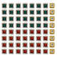 Meenakari Kundan Beads | Size : 14mm | Qty : 6pcs | MKB10