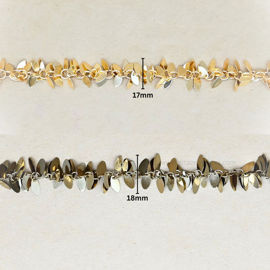 Oval Shape Iron Chain | Qty : 1mtr | IC26