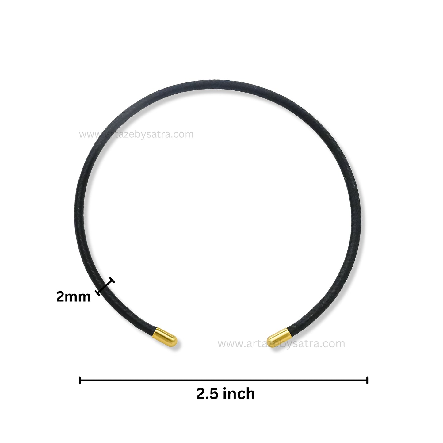 Black Bracelet | Size : 2.5inch | Qty : 1pc | B20