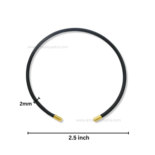 Black Bracelet | Size : 2.5inch | Qty : 1pc | B20