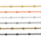 Iron Chain with Jump Ring and Lobster | Size : 20inch Ball Size : 3mm | Qty : 2pcs | RC10