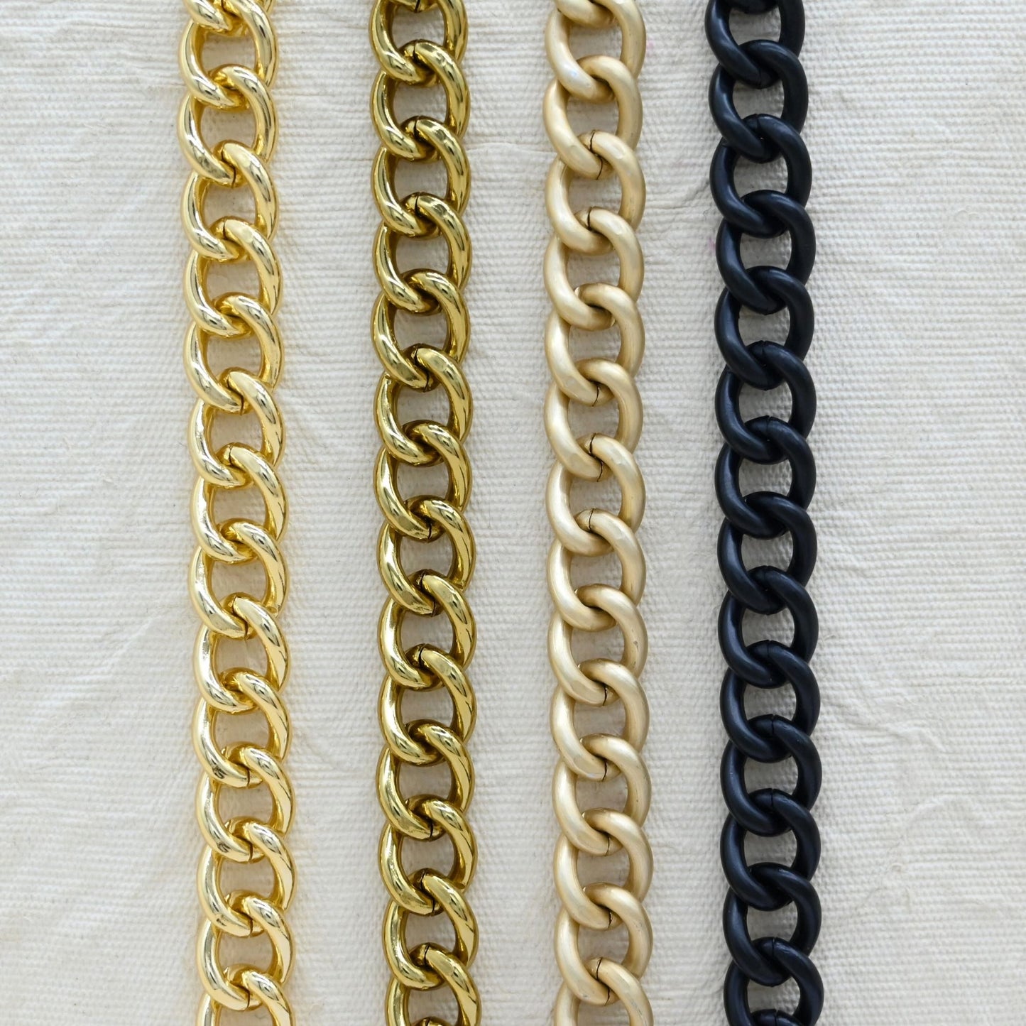 Aluminium Chain | Size : W-9mm H-12mm | Qty : 1mtr | JT-23-12-1