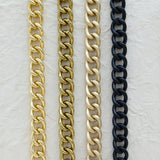 Aluminium Chain | Size : W-9mm H-12mm | Qty : 1mtr | JT-23-12-1
