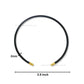 Black Bracelet | Size : 2.5inch | Qty : 1pc | B19