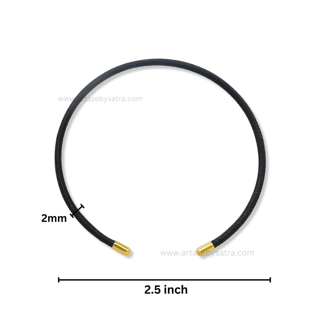 Black Bracelet | Size : 2.5inch | Qty : 1pc | B19