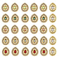 Meenakari Kundan Beads | Size : 18mm | Qty : 12pcs | C-633