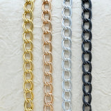 Aluminium Chain | Size : W-10mm H-15mm | Qty : 1mtr | JT-19-35-36