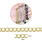 Aluminium Chain | Size : W-10mm H-15mm | Qty : 1mtr | JT-19-35-36