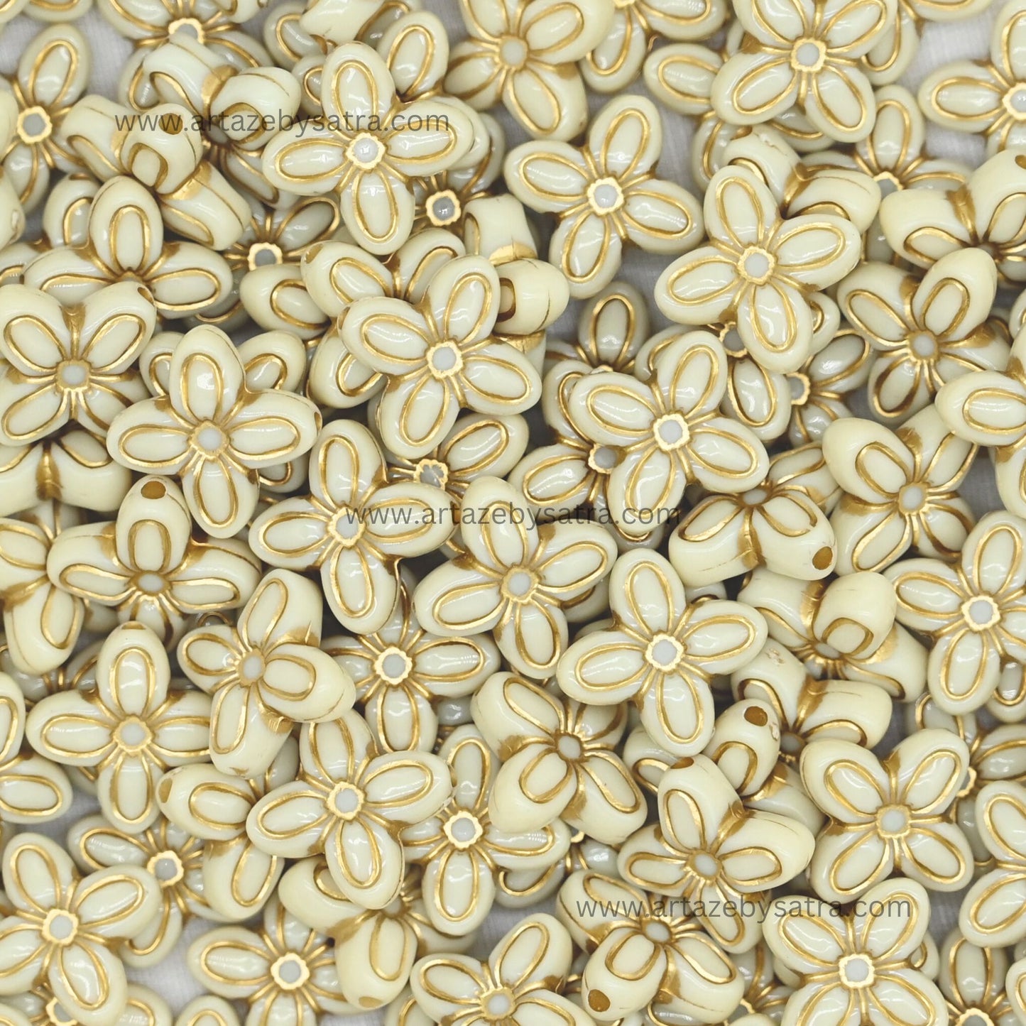 Flower Blossom Beads | Size : 17mm | PB145