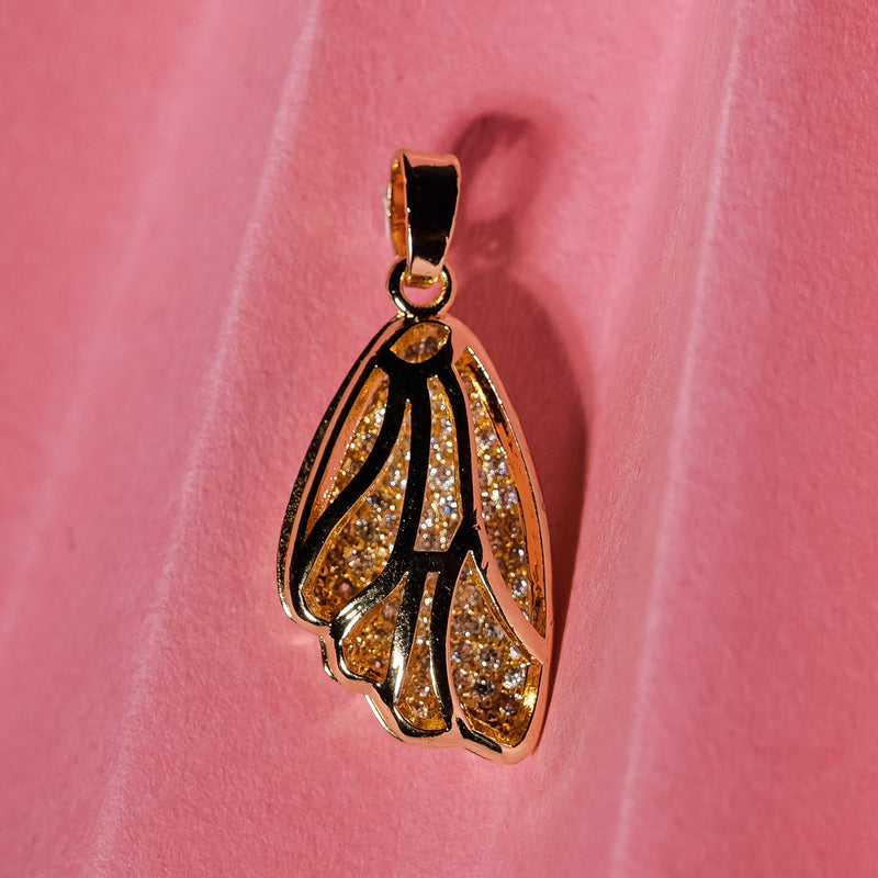 Diamond Butterfly Wing Charm Anti-Tarnish | Size: 22mm | 1PC