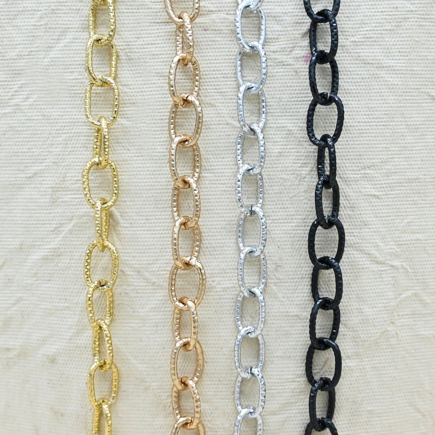 Aluminium Chain | Size : W-10mm H-15mm | Qty : 1mtr | JT-19-35-42