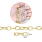 Aluminium Chain | Size : W-15mm H-22mm | 1mtr | JT-19-35-6