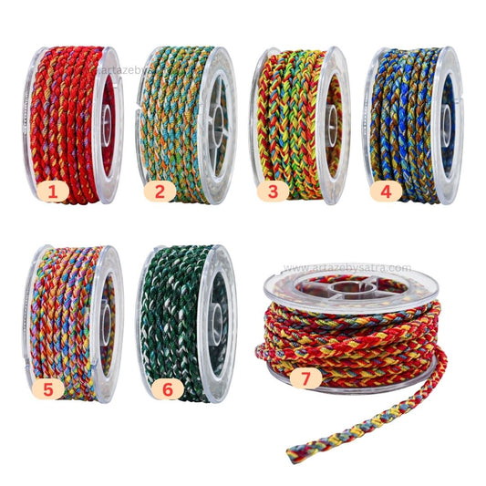 Decorative Thread | Size : 0.25mm | Qty : Approx 2.5mtr per roll | WT21