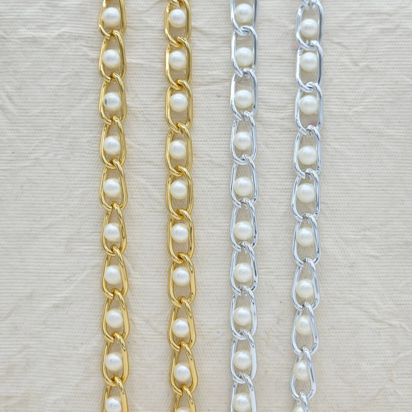 Aluminium Chain | Size : W-8mm H-16mm | Qty : 1mtr | JT-9-35-6