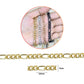 Aluminium Chain | Size : W-7mm H-14mm | Qty : 1mtr | JT-19-35-45