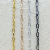 Aluminium Chain | Size : W-5mm H-12mm | Qty : 1mtr | JT-19-35-44