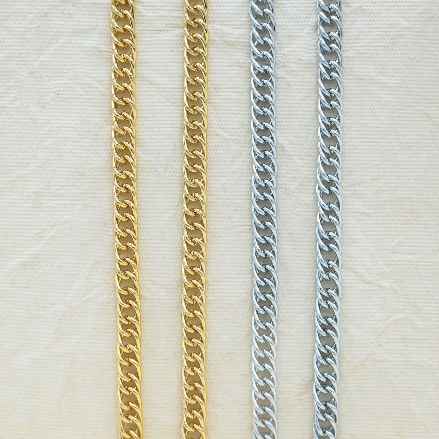 Aluminium Chain | Size : W-7mm H-11mm | Qty : 1mtr | JT-14-43-4