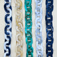 Acrylic Chains | Size : H-40mm W-55mm | Qty : 1mtr | AC23