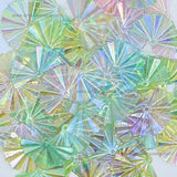 Assorted Fan Shell Plastic Beads (1 Hole) | Size : 30mm | Qty : 6pcs | PB185