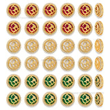 Om Meenakari Kundan Beads | Size : 17mm | Qty : 12pcs | MK23