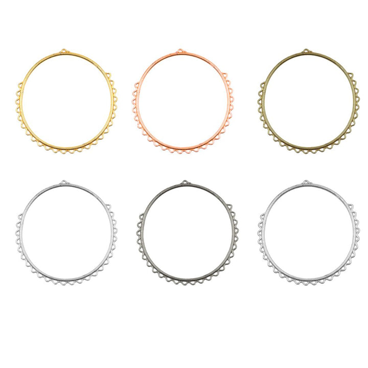 Earring Base 25 Naka Bali | Size : 64mm | 10pcs | EF63