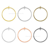 Earring Hoop Plain 2 Loop | Size : 54mm | Qty : 6pcs | EF27